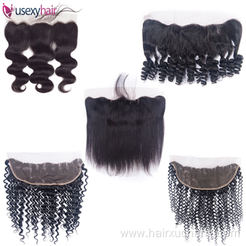 Best Quality Raw Brazilian Hair Virgin Human Hair 4x4,13x4 Lace Top Closure